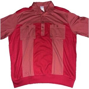 Haband Casual Joe Vintage Polo Size XL Red C-1